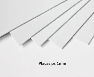Placa PS 1mm Vinil brilho ou fosco   Laminação reto ou arredondado 